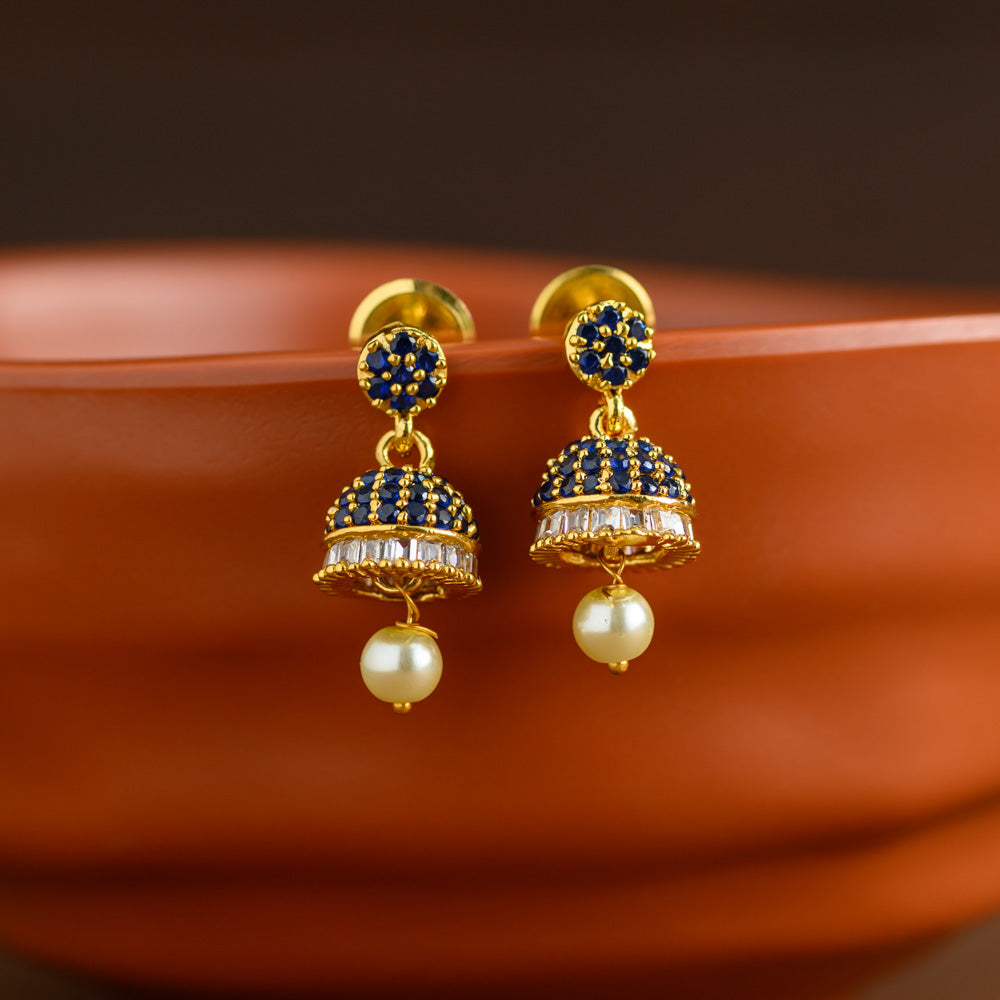 Baby Jhumkas - blue