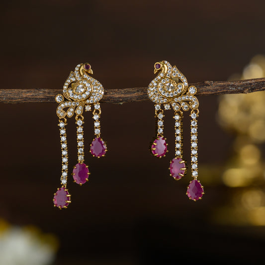 Earring -pink