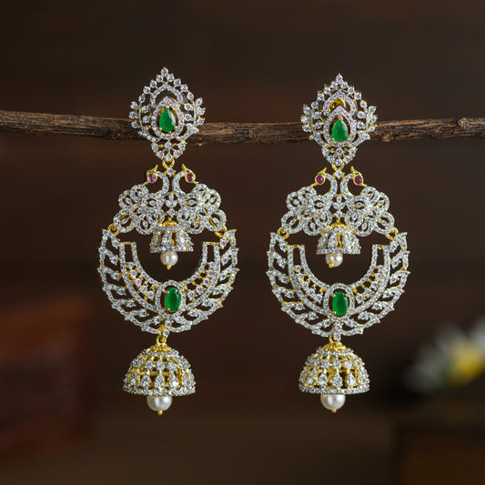 Diamond inspir statement earring