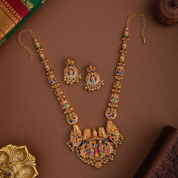 Hand painted temple designer Haaram