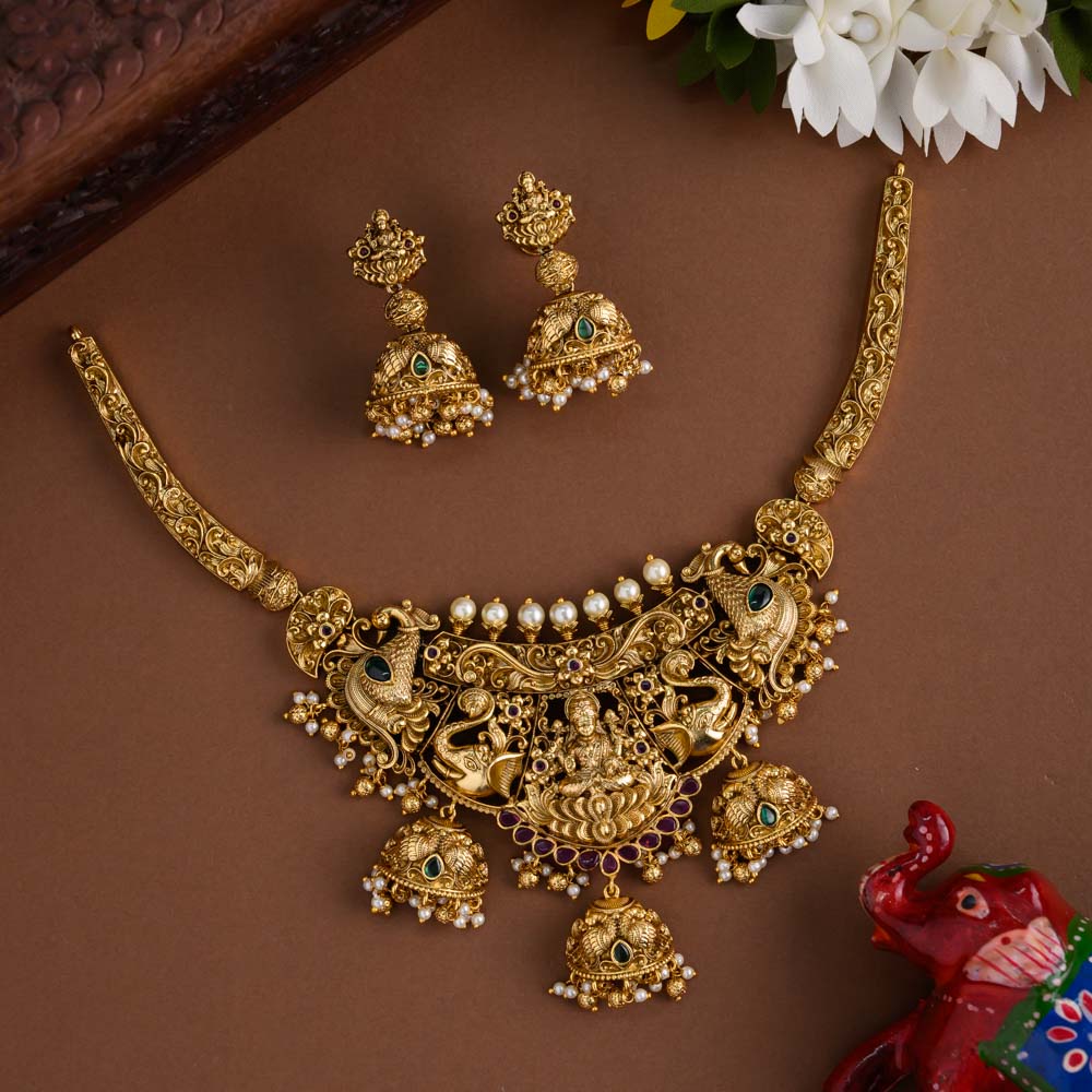 Nagasi 3D Hasli Neckpiece set