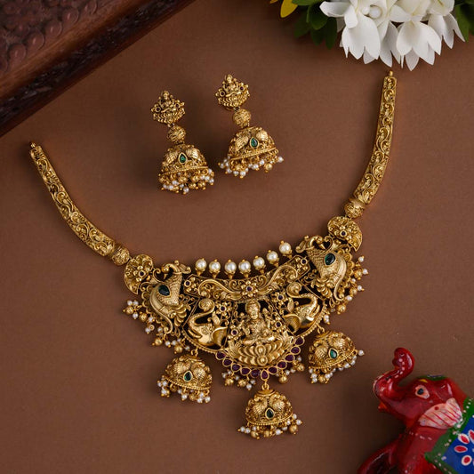 Nagasi 3D Hasli Neckpiece set