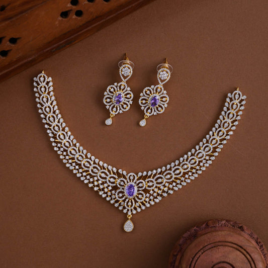 Anggi -Diamond inspired neckpiece set
