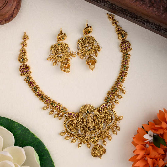 Nagasi Temple Designer Mid Length Neckpiece