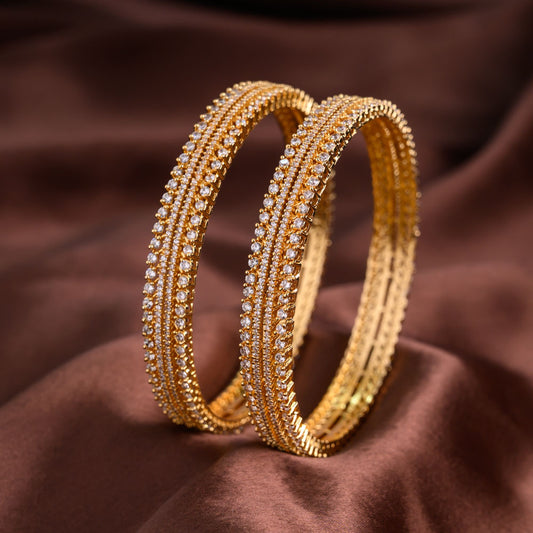Diamond replica bangle