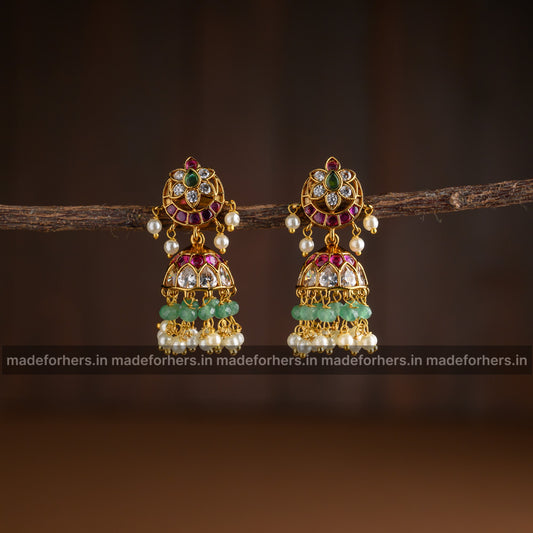 Floral Jhumka