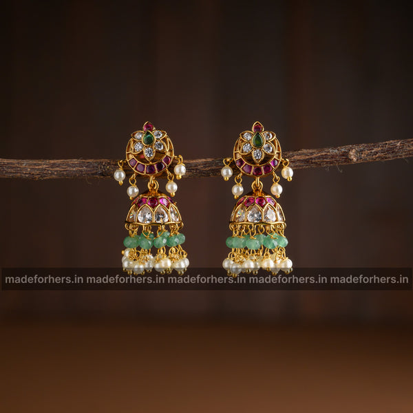 Floral Jhumka