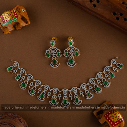 Swaros diamond insp neckpiece