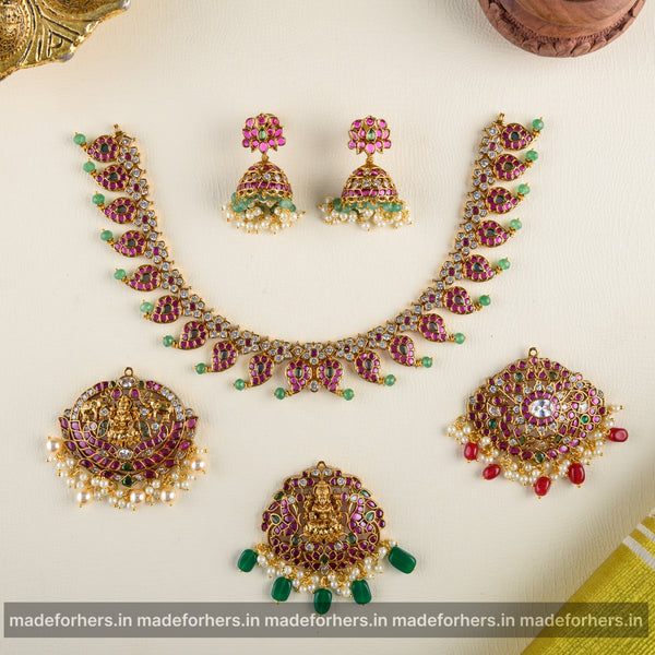 Nagasi Temple Neckpiece-Pendant Removable