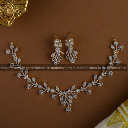 Diamond inspired Neckpiece