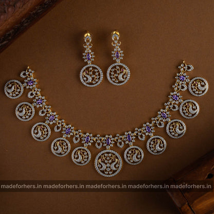 Peacock Bottumala Neckpiece