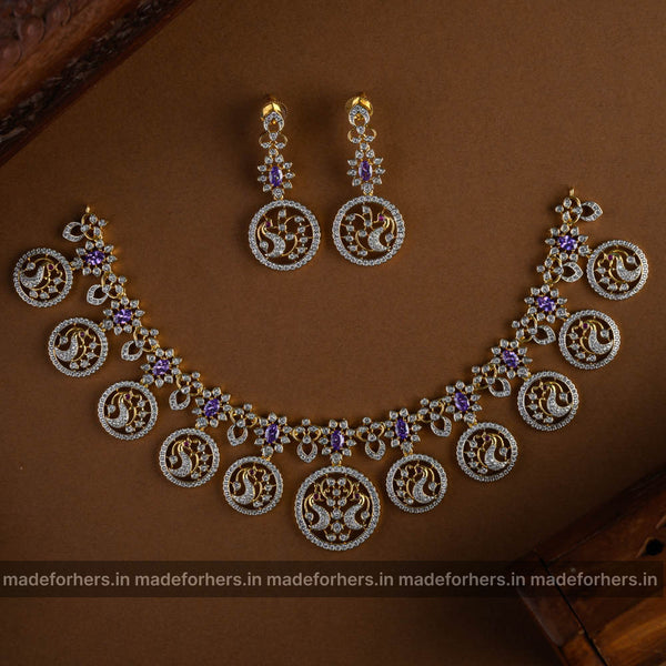 Peacock Bottumala Neckpiece