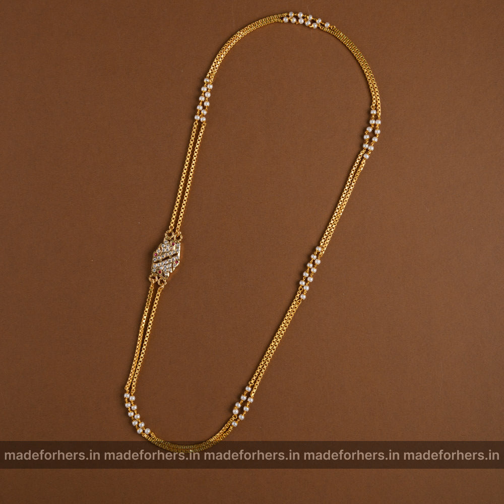 Vinitage side mogappu chain