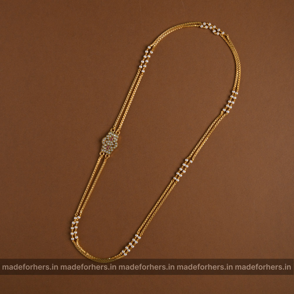 Vintage side mogappu chain