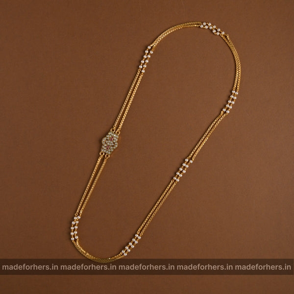 Vintage side mogappu chain