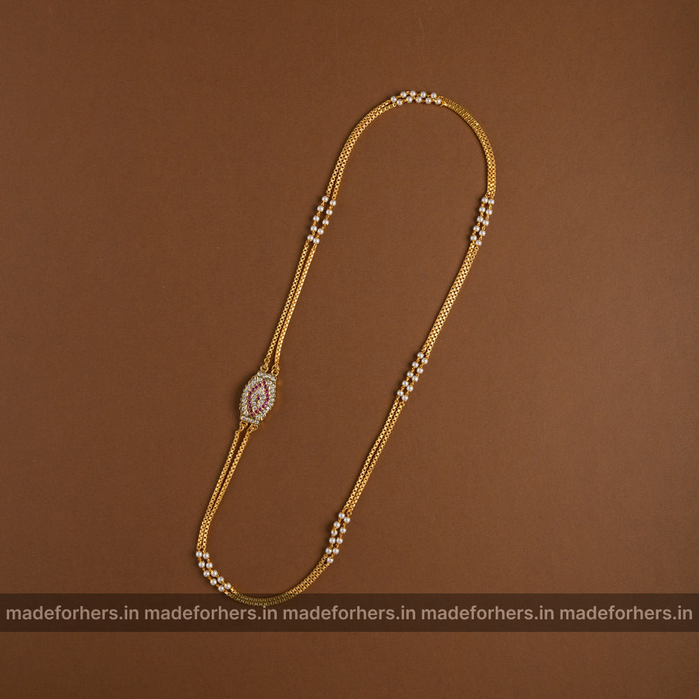 Vintage side mogappu chain