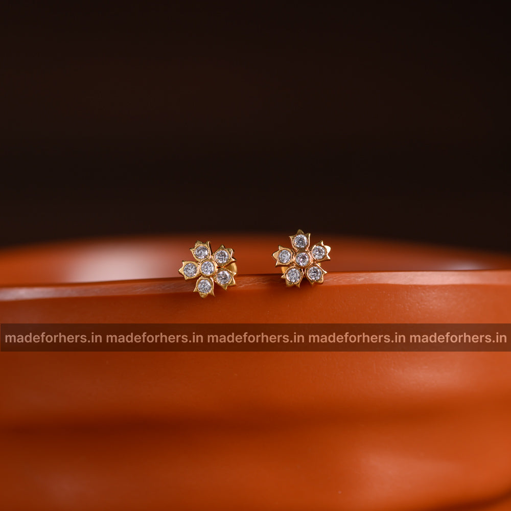 Floral 6 kallu earstud