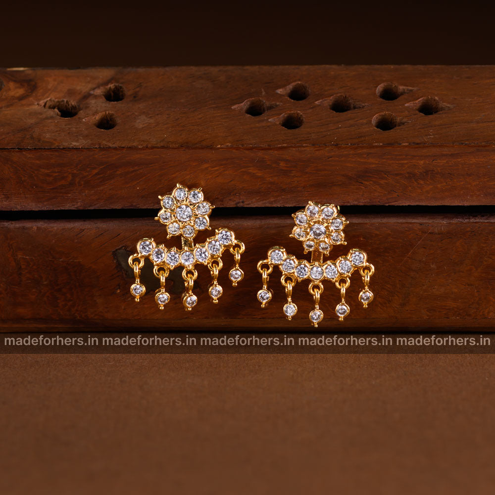 Detachable floral earstud