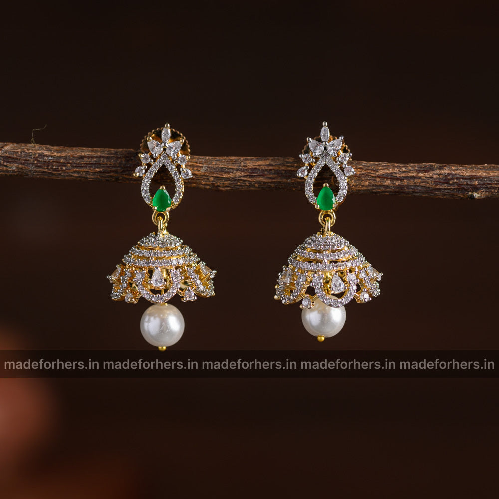 Diamond  replica jhumki