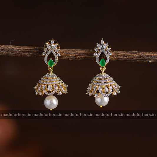 Diamond  replica jhumki