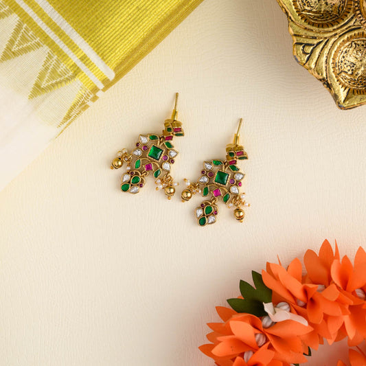 Peacock jadau Choker
