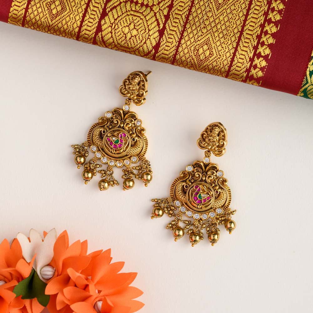lakshmi dual nagas jadau neckpiece