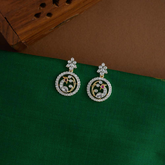 White Peacock Neckpiece