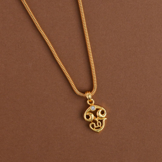 Gold inspired chain - om dollar