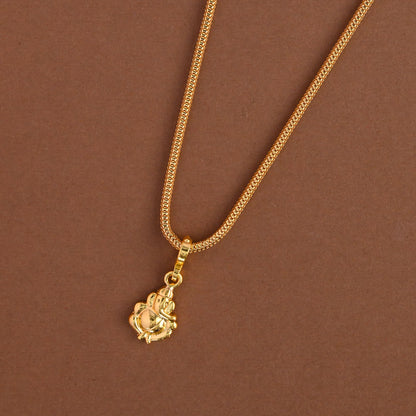 Gold inspired chain  - Ganesha neckpiece