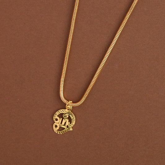 Gold inspired chain  - Om dollar version 2 neckpiece