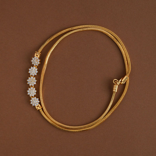 Floral mugappu chain