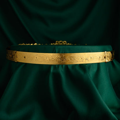 Hipbelt - Hand painted real gold inspired