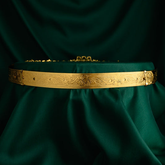 Hipbelt - Hand painted real gold inspired