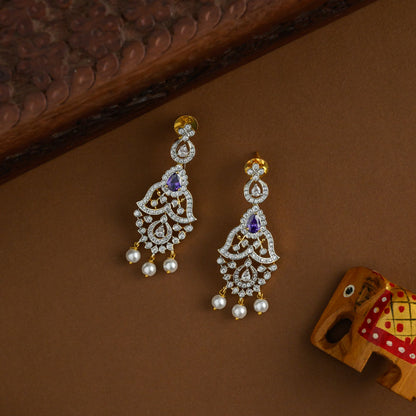 Velvety neckpiece - Purple