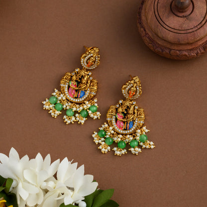 Srinivasar Thirukkalyanam - hand painted  real gold inspired