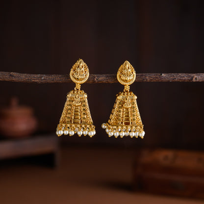 Temple jhumkas