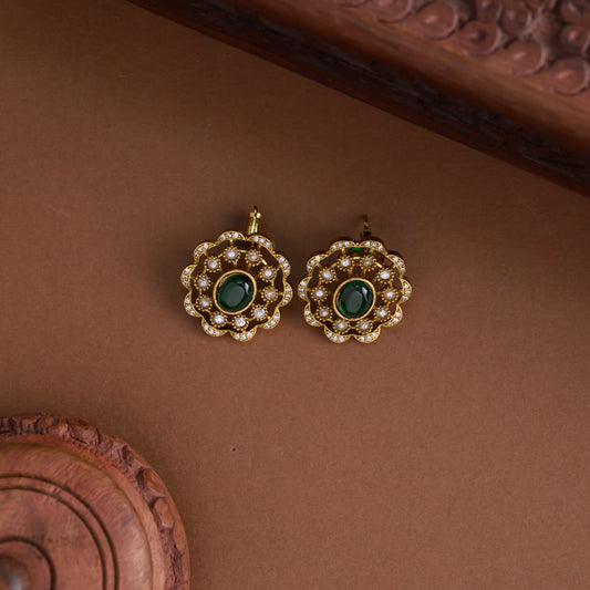 Moissanite Kundan statement choker set