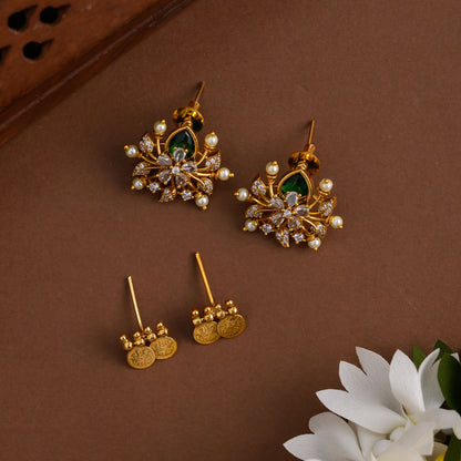 Pendant Removable Lakshmi  coin Neckpiece set