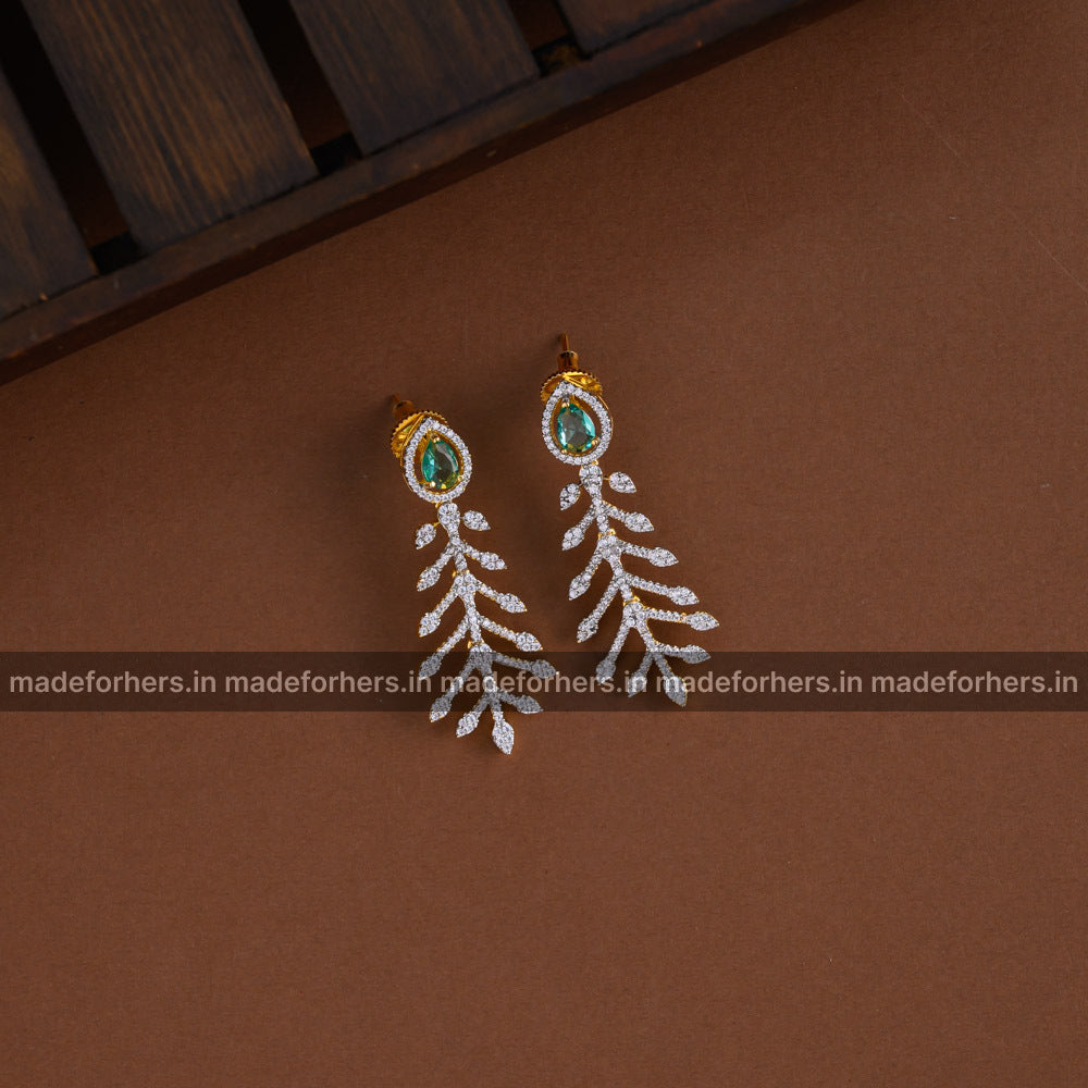 Sinamika diamond inspired neckpiece set - sky blue