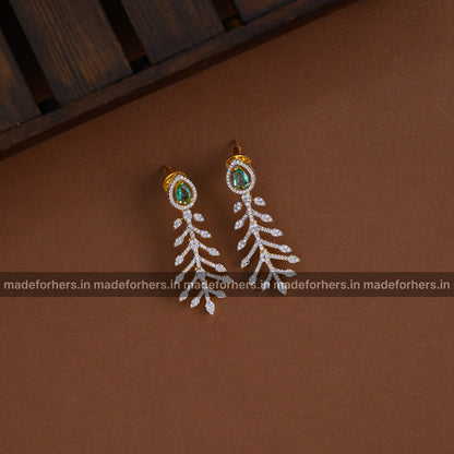 Sinamika diamond inspired neckpiece set - sky blue