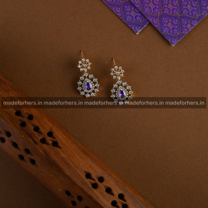 Marcel neckpiece - purple