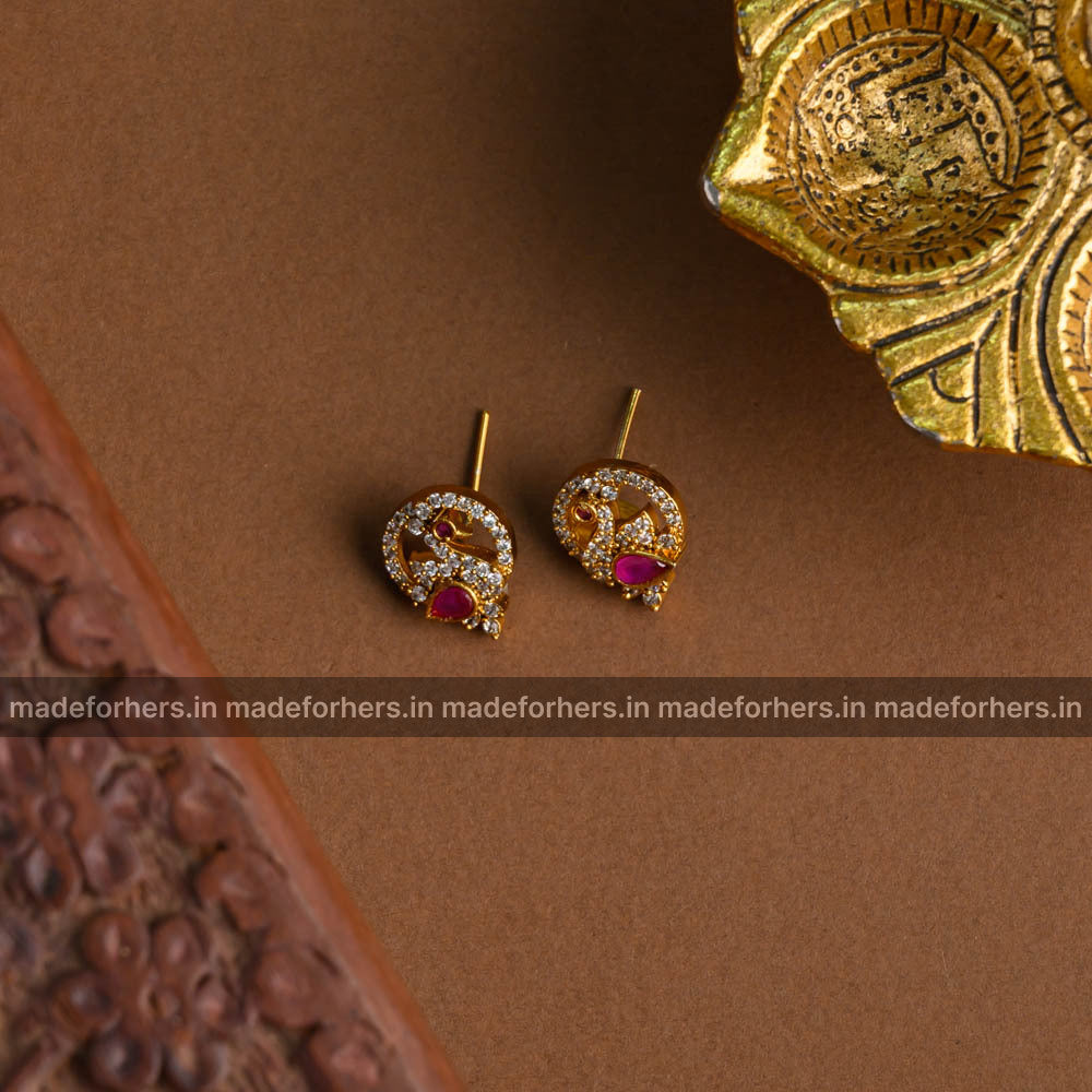 Peacock hasli neckpiece