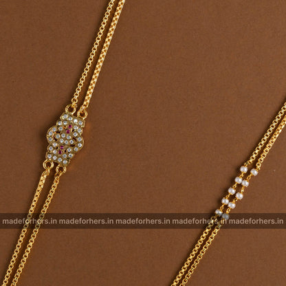 Vintage side mogappu chain