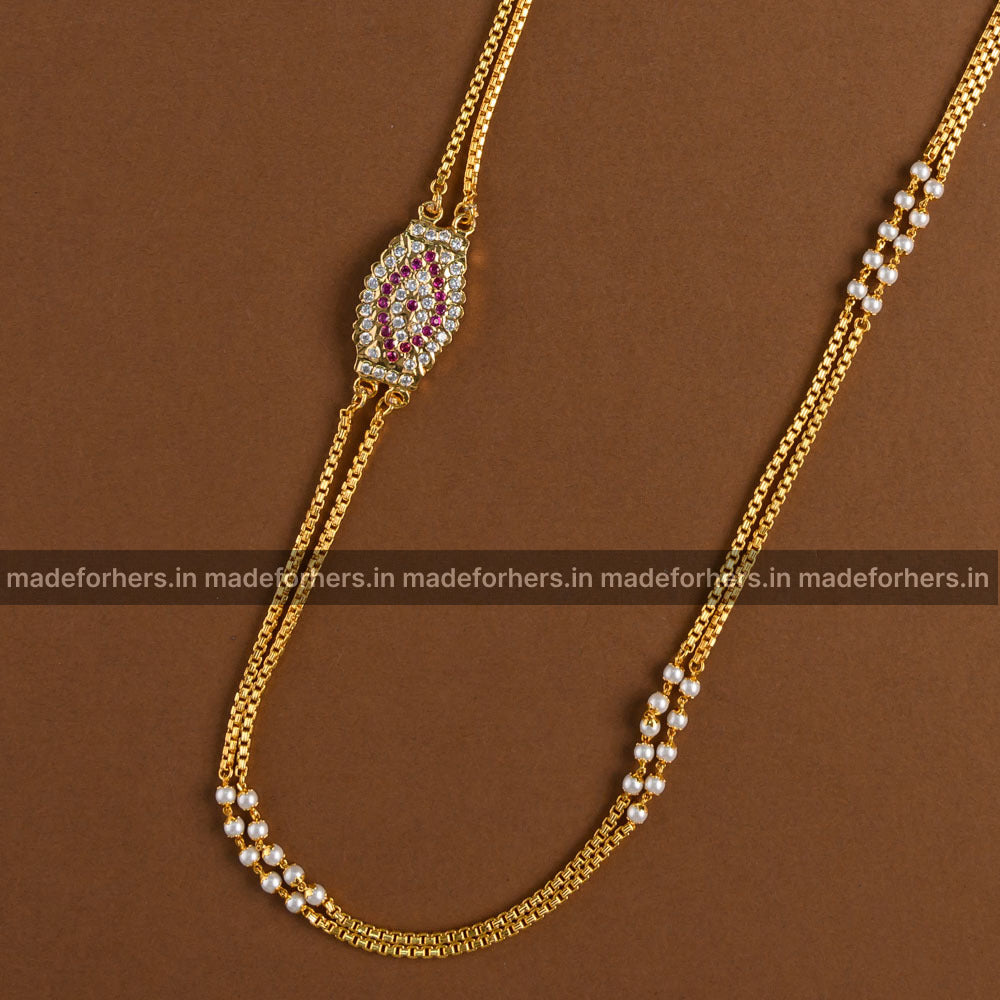 Vintage side mogappu chain