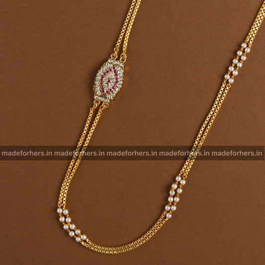 Vintage side mogappu chain