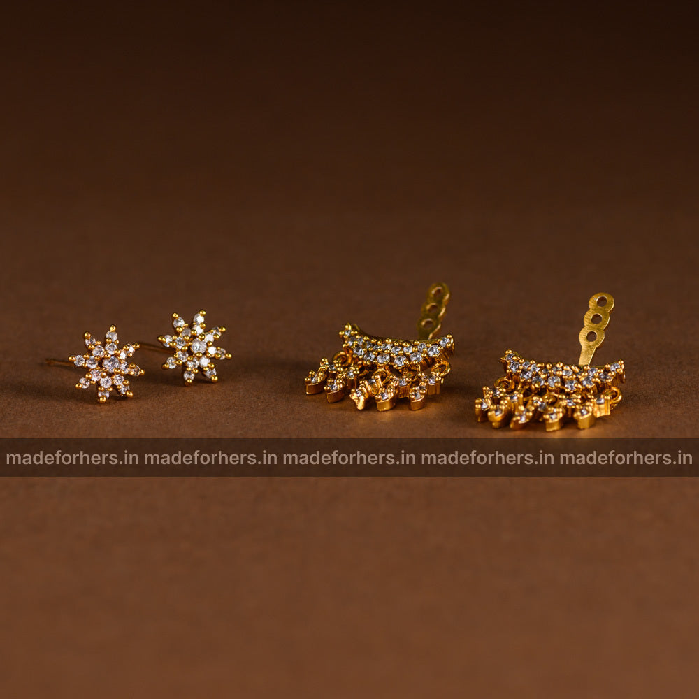 Detachable Floral Earring