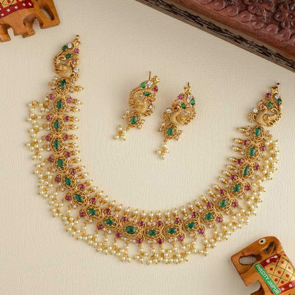 aaruni guttapusalu neckpiece - Guttapusalu - Nayanthara