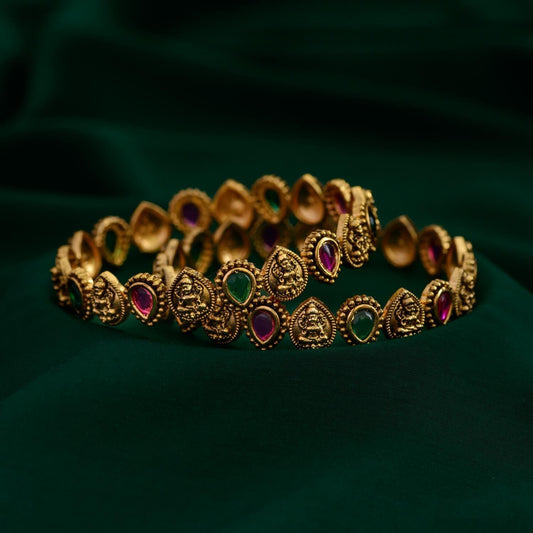 antique black lakshmi bangles - Rukhu