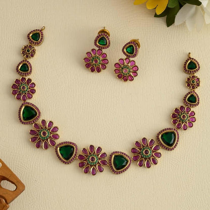 rani neckpiece set- indhu - Nita