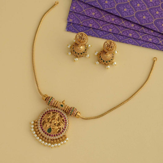 Manjaarigha - Lakshmi chain - half saree